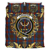 Carnegie 02 Tartan Crest Bedding Set - Golden Thistle Style
